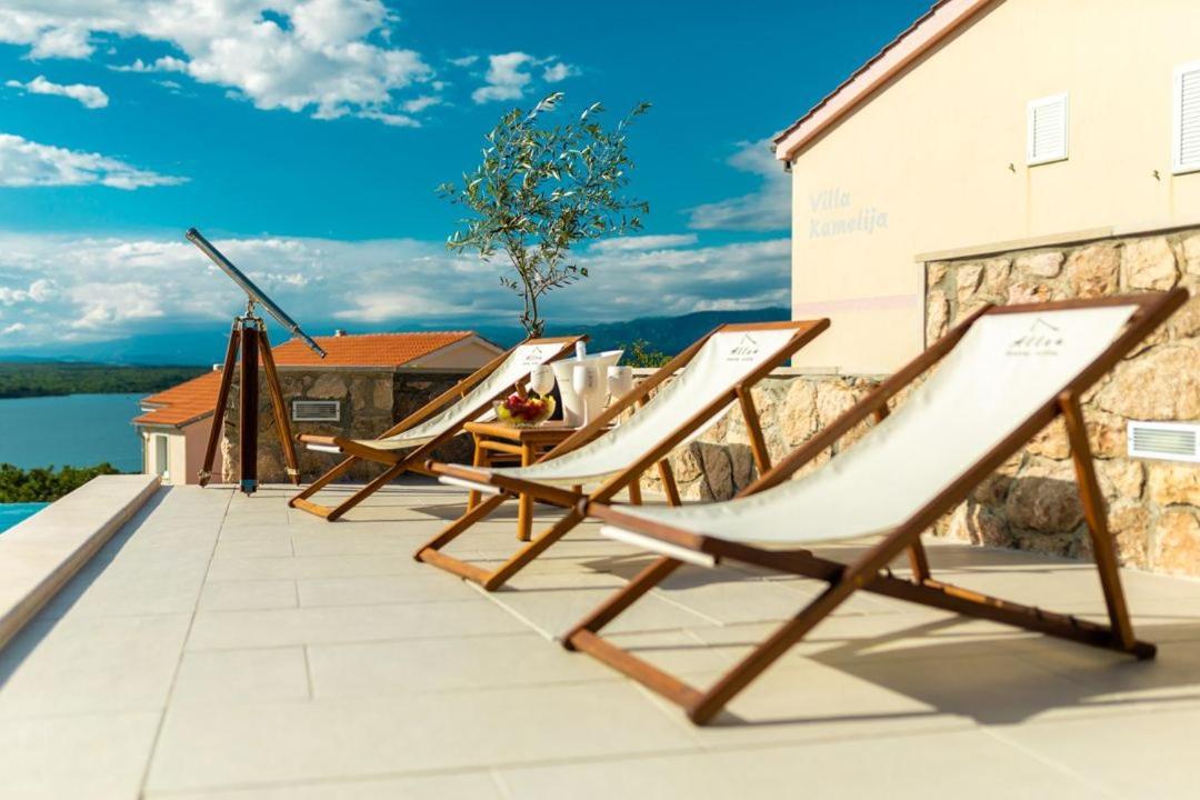 Luxury Villa Allen With Pool Klimno Luaran gambar