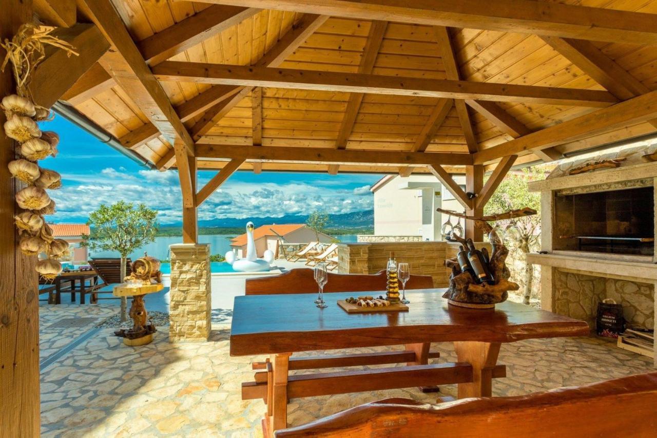 Luxury Villa Allen With Pool Klimno Bilik gambar