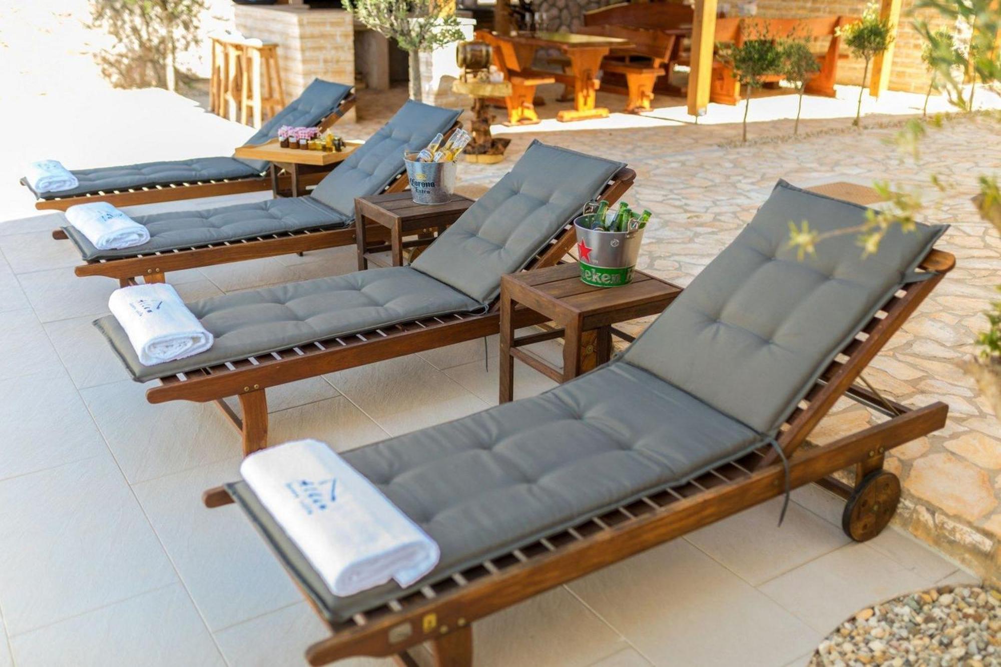 Luxury Villa Allen With Pool Klimno Bilik gambar